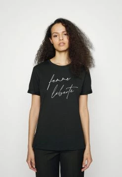 Meilleur prix 🧨 HUGO DIBIUSA - T-shirt Imprimé - Black 😉