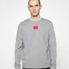 Grosses soldes 👍 HUGO DIRAGOL - Sweatshirt - Medium Grey ⌛