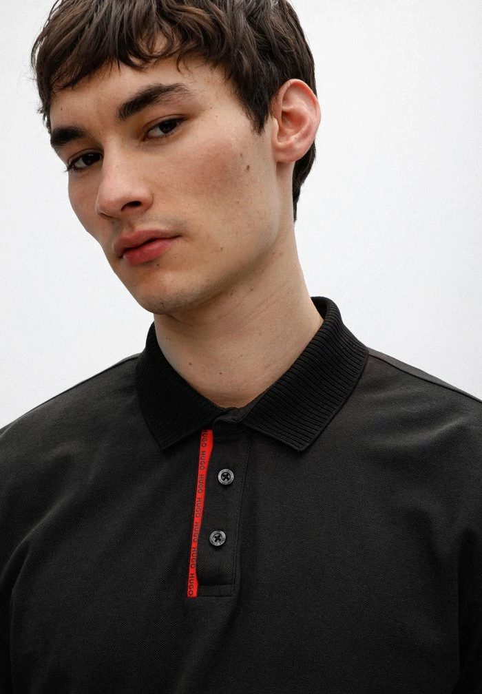Budget 👍 HUGO DICHELANGELO - Polo - Black 😉 4 Budget 👍 HUGO DICHELANGELO - Polo - Black 😉 – Image 4