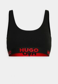 Promo ✔️ HUGO BRALETTE SPORTY LOGO - Brassière - Black 👏 -HUGO Sales 654212b0b7274239b08ee802781586b2