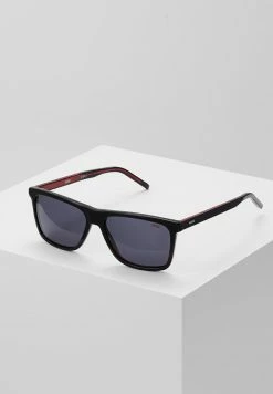 Le moins cher 😍 HUGO Lunettes De Soleil - Black/red/gold-coloured 🔔