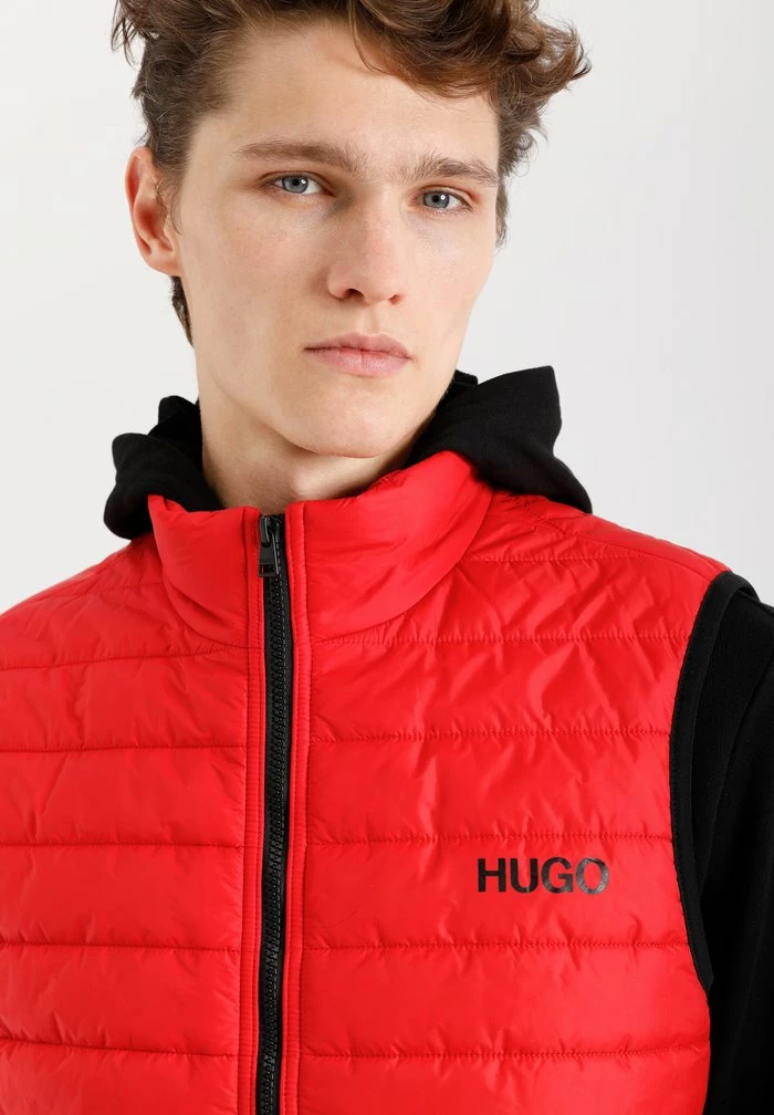 Nouveau 💯 HUGO BENTINO - Veste Sans Manches - Red 🌟 5 Nouveau 💯 HUGO BENTINO - Veste Sans Manches - Red 🌟 – Image 5