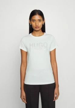 Bon marché 🔥 HUGO THE SLIM TEE - T-shirt Imprimé - White 🛒
