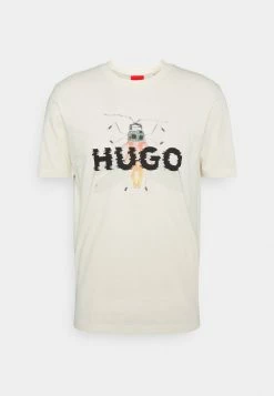 Grosses soldes ✔️ HUGO DUGY - T-shirt Imprimé - Natural 🛒