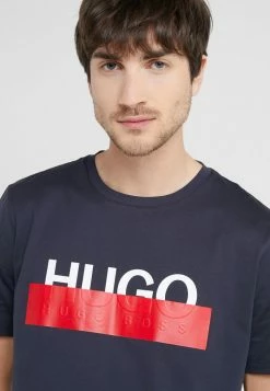 Le moins cher 👏 HUGO DOLIVE - T-shirt Imprimé - Dark Blue 🧨 9 Le moins cher 👏 HUGO DOLIVE - T-shirt Imprimé - Dark Blue 🧨 -HUGO Sales 68bb07343a1744cea18fe1eb305b8eac