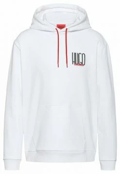 Tout neuf 👍 HUGO DUNDERBIRD - Sweat à Capuche - White 😀 -HUGO Sales 698bd0eef384410093f91e488d2e8d78