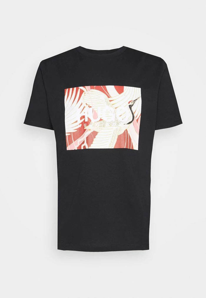 Top 10 🤩 HUGO DOLIVE - T-shirt Imprimé - Black 👍 4 Top 10 🤩 HUGO DOLIVE - T-shirt Imprimé - Black 👍 – Image 4