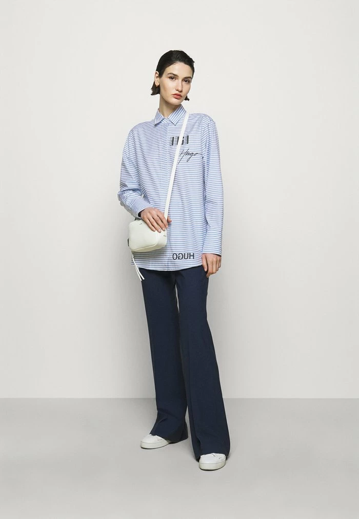 Top 10 🧨 HUGO ELOG - Blouse - Dark Blue 🥰 2 Top 10 🧨 HUGO ELOG - Blouse - Dark Blue 🥰 – Image 2