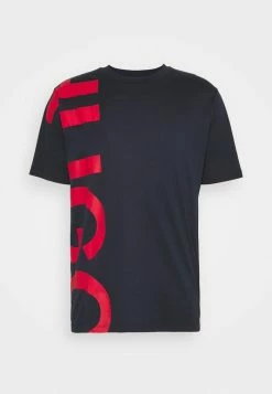 Acheter 🥰 HUGO DAWS - T-shirt Imprimé - Dark Blue 👍 -HUGO Sales 6c615bbb16614835ae1944761db972a3