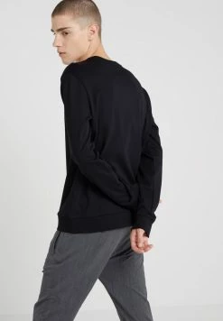 Promo 😉 HUGO DICAGO - T-shirt à Manches Longues - Black 🤩 -HUGO Sales 6c8e815192db496eb096e1ae826b2bf0