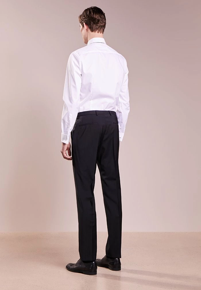 Top 10 🥰 HUGO SIMMONS - Pantalon De Costume - Black 😍 3 Top 10 🥰 HUGO SIMMONS - Pantalon De Costume - Black 😍 – Image 3