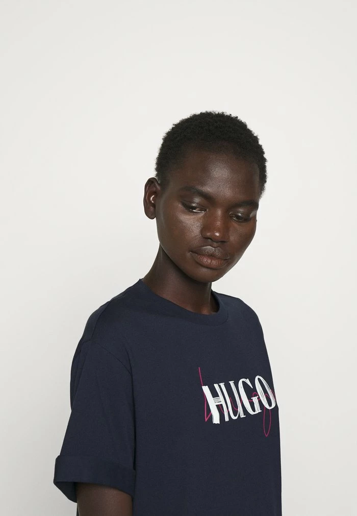 Offres 😉 HUGO NAILY - Robe Longue - Dark Blue 😉 4 Offres 😉 HUGO NAILY - Robe Longue - Dark Blue 😉 – Image 4