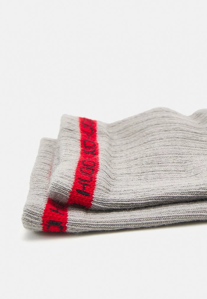 Meilleure vente ✨ HUGO TAPE 2 PACK - Chaussettes - Medium Grey 💯 2 Meilleure vente ✨ HUGO TAPE 2 PACK - Chaussettes - Medium Grey 💯 – Image 2