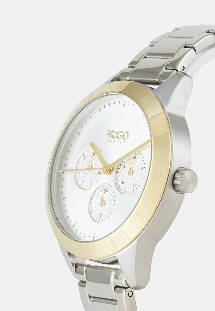 De gros 💯 HUGO FRIEND - Montre - Silver-coloured/white ⌛ 4 De gros 💯 HUGO FRIEND - Montre - Silver-coloured/white ⌛ – Image 4