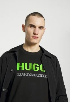 Grosses soldes 🎉 HUGO DAMER - T-shirt Imprimé - Black 🔔 -HUGO Sales 6ec11b7021e4462c8ef9c8eb1b8dd4bd