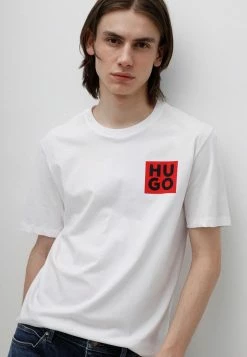 Meilleure vente ✔️ HUGO T-shirt Imprimé - White 🔥 -HUGO Sales 6f45edbbac19423c81fcab791d30cf42