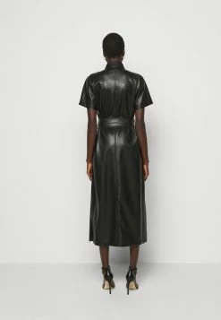 Promo 👍 HUGO KELENI - Robe Chemise - Black 🎁 -HUGO Sales 6f66596821d0468c86d2edb509e29f32