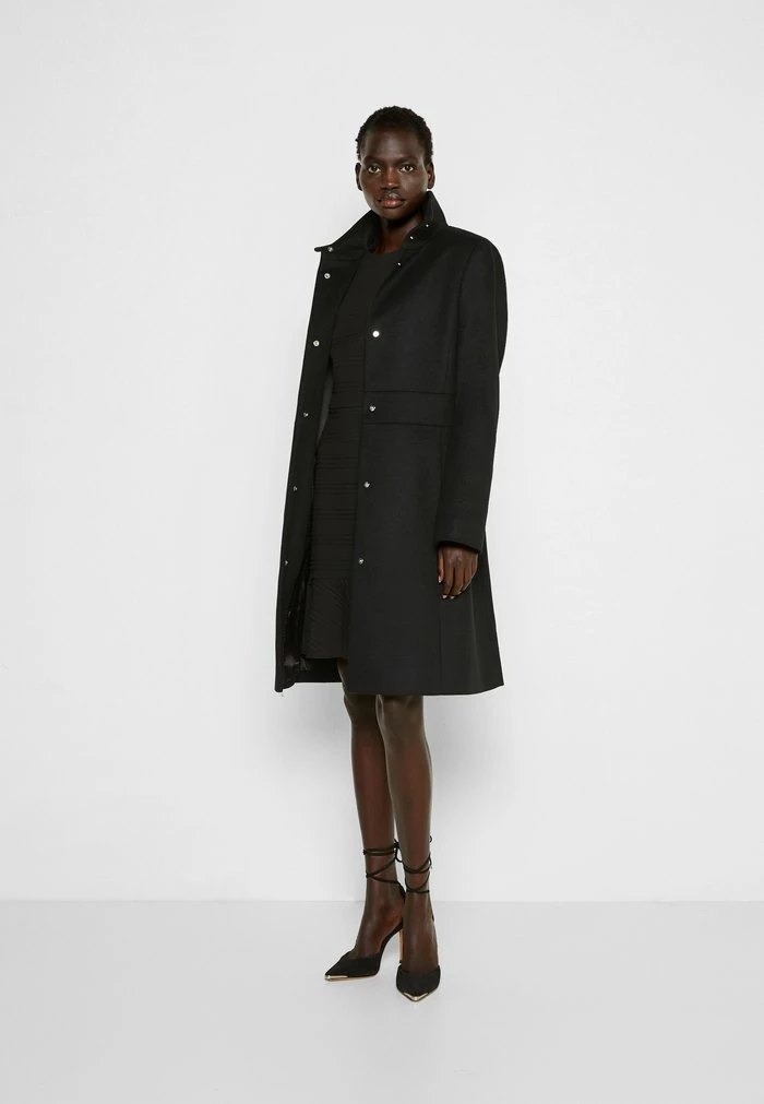 Meilleure affaire 🔔 HUGO KILANAS CLOQUE - Robe De Jour - Black 🔥 2 Meilleure affaire 🔔 HUGO KILANAS CLOQUE - Robe De Jour - Black 🔥 – Image 2