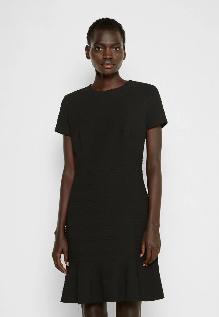 Meilleure affaire 🔔 HUGO KILANAS CLOQUE - Robe De Jour - Black 🔥 1 Meilleure affaire 🔔 HUGO KILANAS CLOQUE - Robe De Jour - Black 🔥