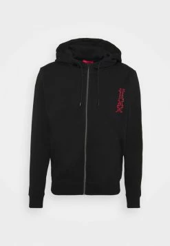 Nouveau 🌟 HUGO DEERIO - Sweat à Capuche Zippé - Black 😉 -HUGO Sales 70cdb6726ebb4527a50275bc0438438e