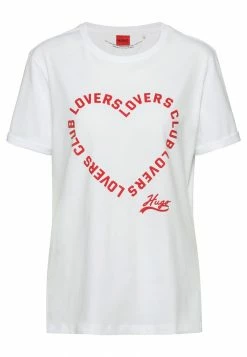 Promo 🛒 HUGO DIBIUSA - T-shirt Imprimé - White 😍 -HUGO Sales 70d3b8ecf65046c6a5ac61ce868cb970