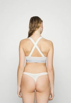 Vente flash 😀 HUGO BRALETTE PADDED SPORTY LOGO - Brassière - White 🎉 -HUGO Sales 712c072d44be44639a4d8ef757e698f3