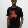 Coupon 😉 HUGO T-shirt Imprimé - Black ⌛