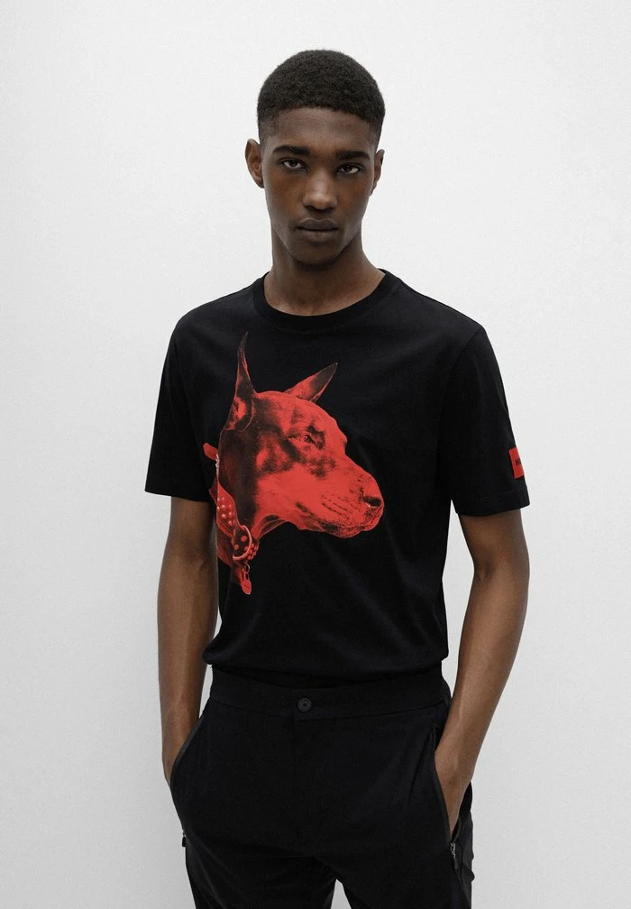 Coupon đ HUGO T-shirt Imprimé - Black â 1 Coupon đ HUGO T-shirt Imprimé - Black â