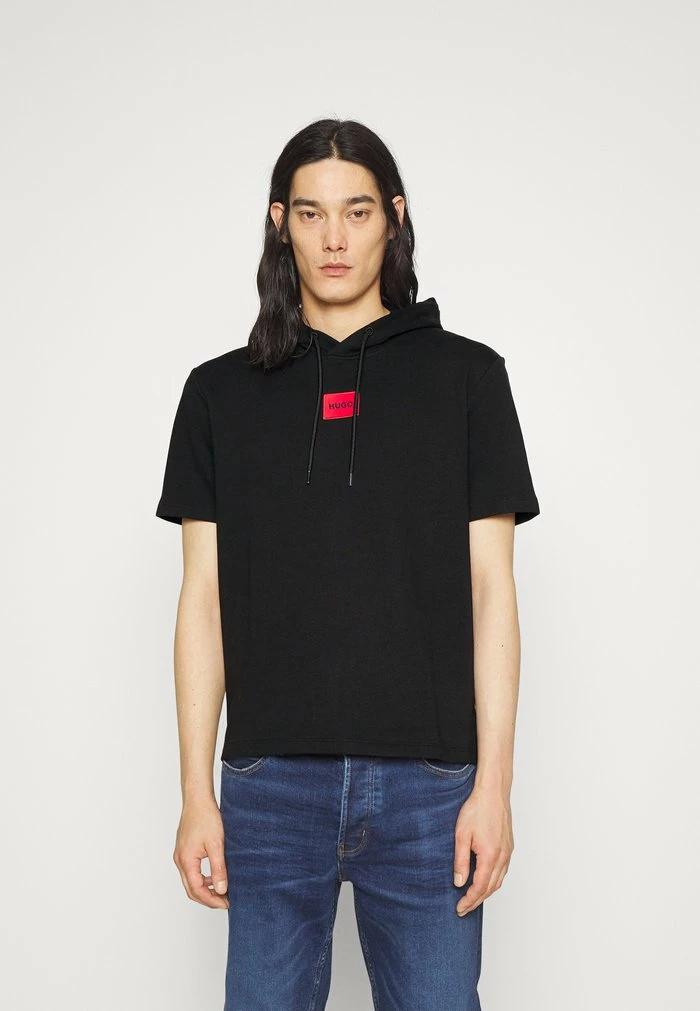 Meilleure vente 😀 HUGO T-shirt Imprimé - Black ✨ 1 Meilleure vente 😀 HUGO T-shirt Imprimé - Black ✨