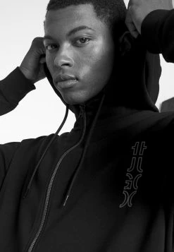 Nouveau 🌟 HUGO DEERIO - Sweat à Capuche Zippé - Black 😉 -HUGO Sales 7461928ba1704671af1b31ae57f43d86