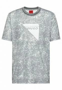 Meilleure vente 😉 HUGO DAGILE - T-shirt Imprimé - Grey 👍 -HUGO Sales 74b015931f9346eeb0e440a7796d8394