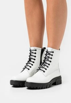 Vente flash ⌛ HUGO NEW ALPHA - Bottines à Lacets - White 💯