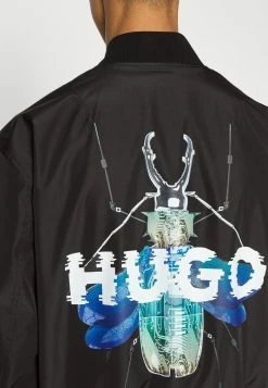 Coupon 🔥 HUGO BESTI - Blouson Bomber - Black 🎉 -HUGO Sales 76d8fe1b886648f285825e4891bd38ad