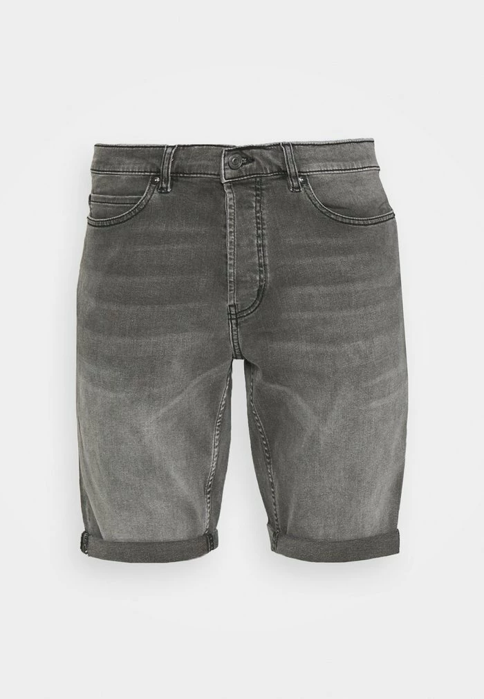 Bon marché 🤩 HUGO Short En Jean - Grey 🎁 4 Bon marché 🤩 HUGO Short En Jean - Grey 🎁 – Image 4