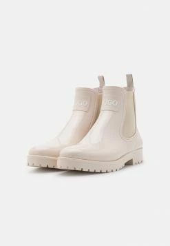 Remise 👍 HUGO TABITA RAIN BOOTIE - Bottes En Caoutchouc - Off-white ✨ -HUGO Sales 79174776d32242c1913e9a8a5f2c6b07