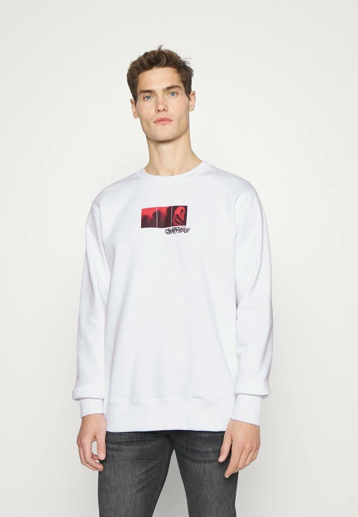 Coupon 🛒 HUGO DERTERE - Sweatshirt - White 🎉 1 Coupon 🛒 HUGO DERTERE - Sweatshirt - White 🎉