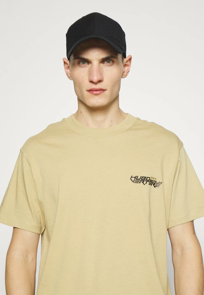 Le moins cher 🔔 HUGO DONAZ - T-shirt Imprimé - Medium Beige 😉 4 Le moins cher 🔔 HUGO DONAZ - T-shirt Imprimé - Medium Beige 😉 – Image 4