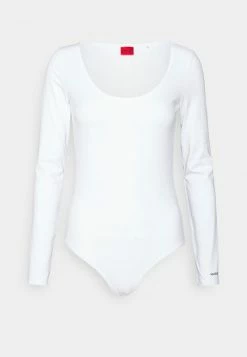 Grosses soldes ⌛ HUGO DETCHA - T-shirt à Manches Longues - White 🎁