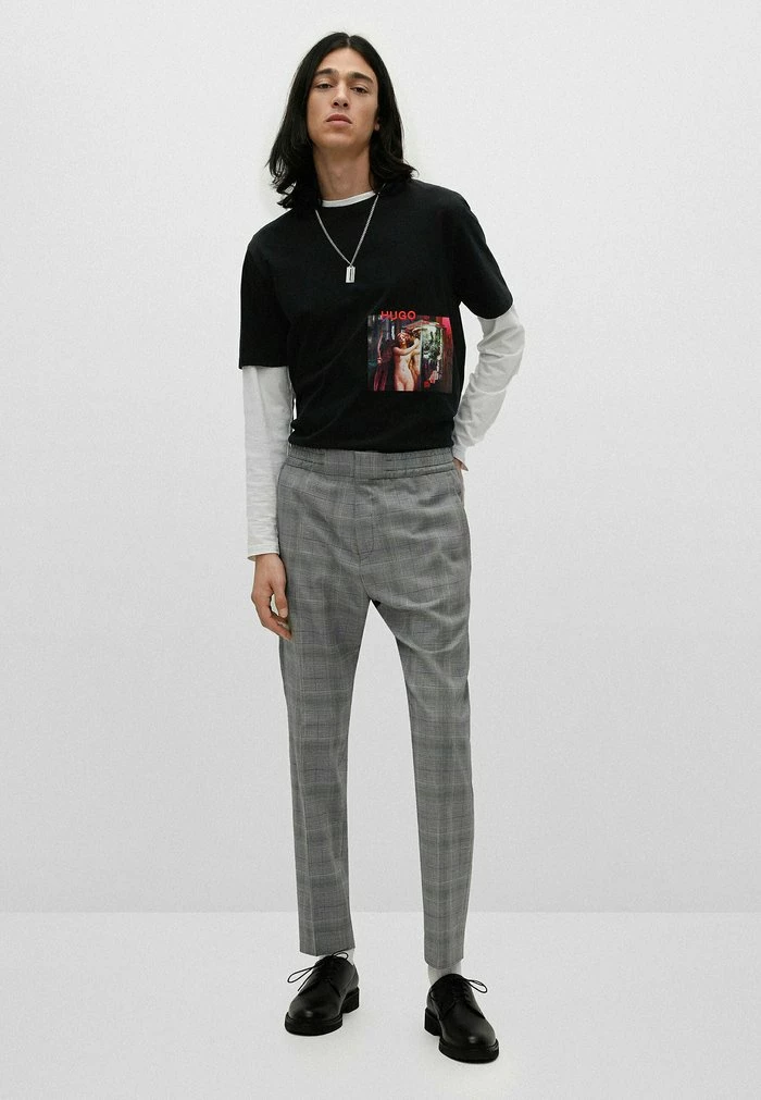 Grosses soldes 😉 HUGO DMACK - T-shirt Imprimé - Black ❤️ 2 Grosses soldes 😉 HUGO DMACK - T-shirt Imprimé - Black ❤️ – Image 2