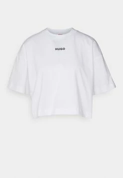 Nouveau 🛒 HUGO DAYLORA - T-shirt Basique - White 💯 -HUGO Sales 7d3e8c54d4f8461ab70eb4b603f9e50b