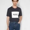 Meilleur prix 👍 HUGO DOLIVE - T-shirt Imprimé - Dark Blue 🧨