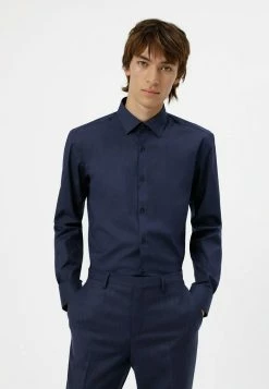 Offres 🔔 HUGO KENNO - Chemise Classique - Dark Blue 👍
