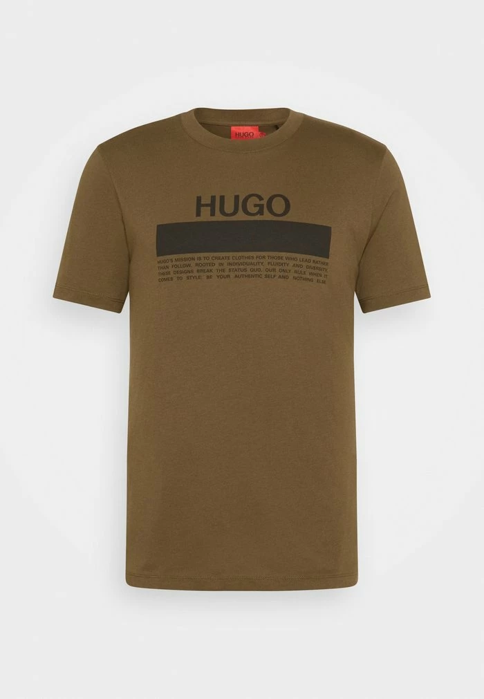 Grosses soldes ✔️ HUGO DAITAI - T-shirt Imprimé - Dark Green 🎁 4 Grosses soldes ✔️ HUGO DAITAI - T-shirt Imprimé - Dark Green 🎁 – Image 4
