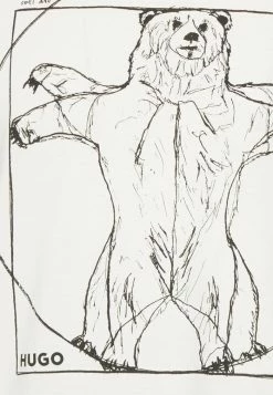 De gros 🎉 HUGO DADINCI - T-shirt Imprimé - Natural 🤩 -HUGO Sales 7e5ec6cb92944e0bbd24cbef81855ad1