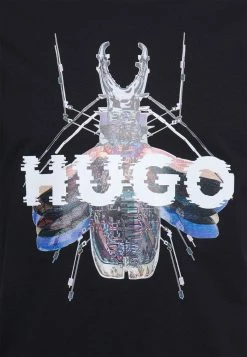 Le moins cher ✨ HUGO DUGY - T-shirt Imprimé - Black ❤️ 5 Le moins cher ✨ HUGO DUGY - T-shirt Imprimé - Black ❤️ -HUGO Sales 7fc3a4dea86249b08d378d95c94b20ac