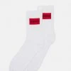 Meilleure affaire ⭐ HUGO LABEL 2 PACK - Chaussettes - White ⭐