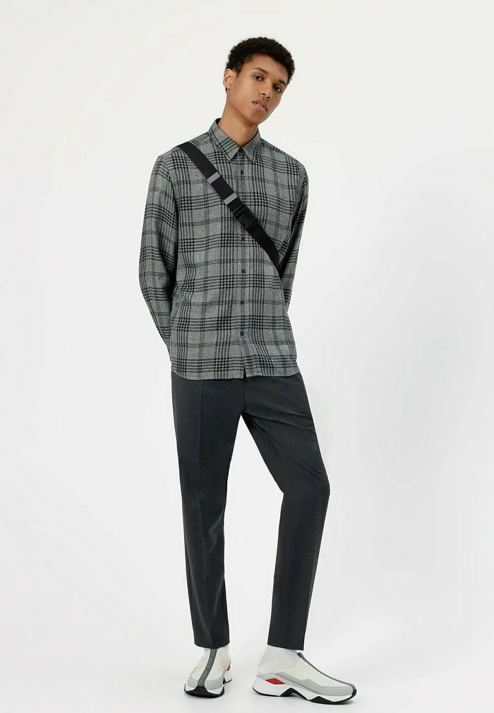 Budget 😉 HUGO EMERO - Chemise - Anthracite 🔥 2 Budget 😉 HUGO EMERO - Chemise - Anthracite 🔥 – Image 2