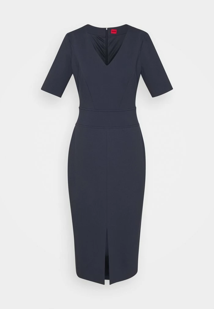 Le moins cher 😀 HUGO KELISEA - Robe En Jersey - Dark Blue 🎉 5 Le moins cher 😀 HUGO KELISEA - Robe En Jersey - Dark Blue 🎉 – Image 5