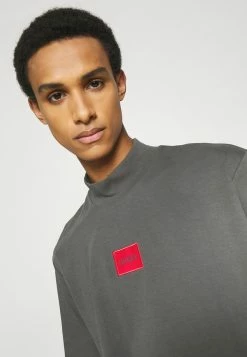 De gros 🌟 HUGO DABAGARI - T-shirt Basique - Charcoal ✨ -HUGO Sales 82a2dccfd3894ab2bb2f470e07f558ab