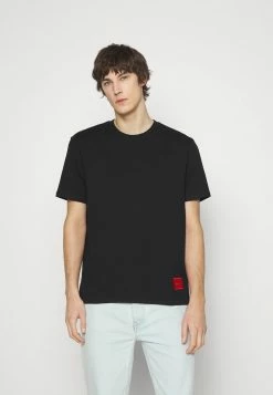Meilleur prix 💯 HUGO DORKSHIRE - T-shirt Basique - Black 🌟